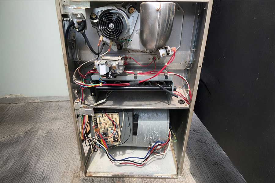 Routine furnace maintenance helping improve system performance in New Braunfels, TX